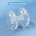 thumbnail image 4 of 10Pcs Window Shade Spool Plastic Clear Pleated Shade Hold Downs Transparent RV Blind Parts Tensioner Covering Hardware Windows Cord Retainer First Kit for RV Day Night Home Bedroom, 4 of 5
