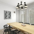 thumbnail image 6 of Gild Design House Modern Palm Leaves Black and White Shadow Box with Black Frame, 6 of 7