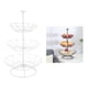thumbnail image 4 of Soporte de cuenco de cesta de almacenamiento de frutas Macarena 3 niveles blanco, 4 of 8