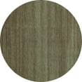 thumbnail image 1 of Ahgly Company Indoor Round Abstract Turquoise Blue Modern Area Rugs, 6' Round, 1 of 4