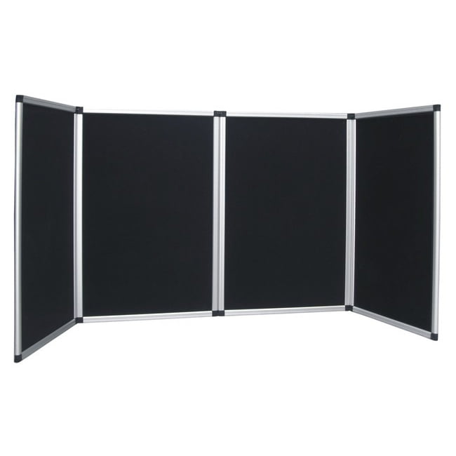 Gray Trade Show Display System Optional Header Panel Board Aluminum Frame Logo 