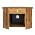 thumbnail image 4 of Pemberly Row 48" MDF Corner Fireplace TV Stand in Barnwood Finish, 4 of 13