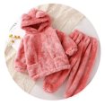 thumbnail image 3 of Children's Flannel Pajamas Children Sleepwear Pyjama Autumn And Winter Bear Home Set, 3 of 3