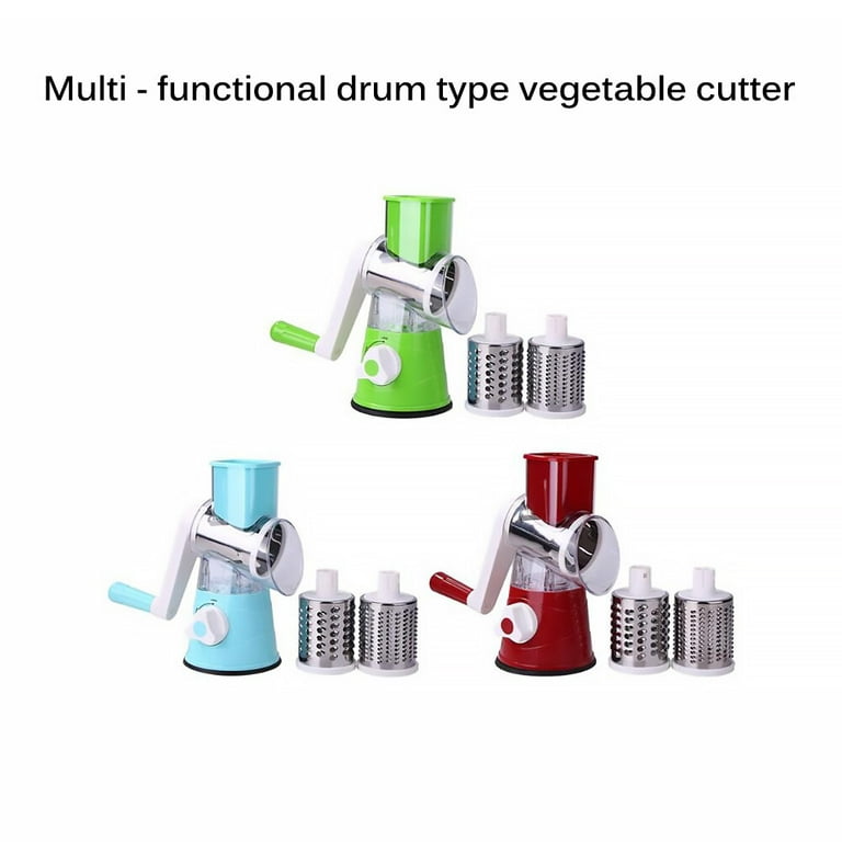 Ollygrin 3-In-1 Electric Rotary Cheese Grater Stainless Steel, Electric  Vegetable Cutter Slicer Chopper, Multifunctional Vegetable Cutter Shredder