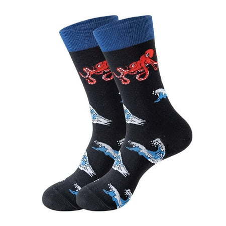 

Cathalem Mens Short Socks Size 10-13 Print Socks For Women Girls Ocean Series Print Colorful Pattern Novelty Cute Sparkly Socks Socks F One Size