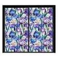thumbnail image 2 of Rainbow Floral Static Cling Window Film Removable PVC Decal For Glass Doors (100x43cm) | No Re Sidue Privacy Sticker 5 Botanical Designs (Pattern Varies), 2 of 5