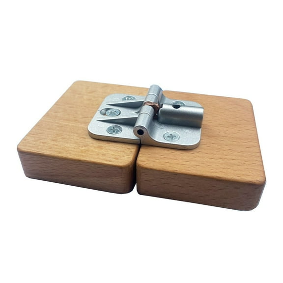 Zinc Alloy Adjustable Locking Hinge for Folding Tables Heavy Duty Design 180 Degree Rotation Easy Installation