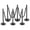 Black, variant on 4 PCS Black and Gold Posts 201 Stainless Steel Barrier Post Kit Stanchion Posts with 2 Extra-long Barrier Ropes Crowd Control Barriers Stanchion Post with Ball Top
