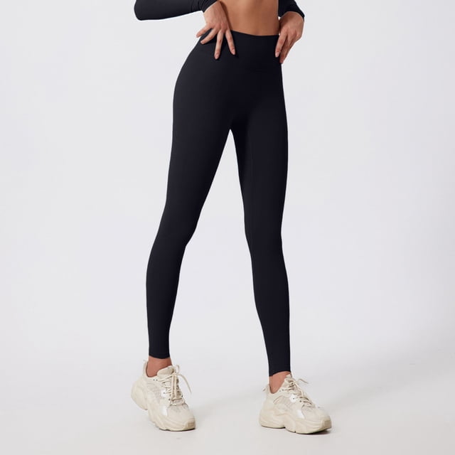 WILLBEST Pantalones de Yoga de Cintura Alta para Mujer, Leggings Elásticos, Cómodos Y Transpirables, Ropa Deportiva 3684 Grande