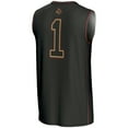 thumbnail image 3 of Youth GameDay Greats #1 Black Texas State Bobcats Lightweight Basketball Jersey, 3 of 4