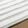 thumbnail image 6 of Hauteloom Zerah Wool Living Room, Bedroom Area Rug - Contemporary - Ivory, Dove Gray, Pearl - 2' x 3', 6 of 6