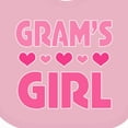 thumbnail image 4 of Inktastic Grams Girl Granddaughter Girls Baby Bib, 4 of 4