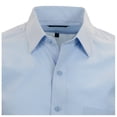 thumbnail image 3 of Manchester Camisa de Vestir Regular Fit  Azul Claro, 15.5" Cuello 32" Manga Manchester 5006A, 3 of 4