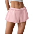 thumbnail image 2 of Flowy Athletic Shorts for Women Workout Running Short Pants Tennis Skort Skirt Pink L, 2 of 8