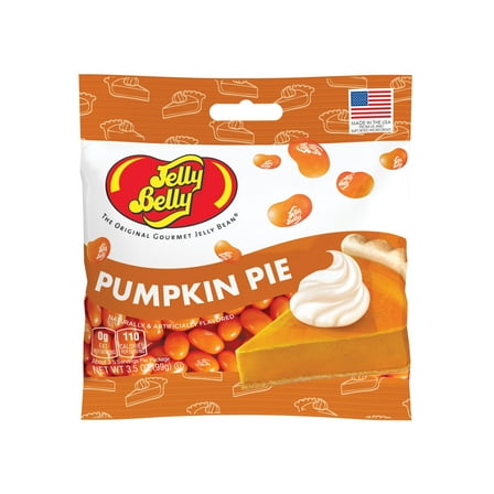 Jelly Belly Pumpkin Pie Jelly Beans - 3.5 oz Grab & Go® Bag - True-to-life Pumpkin Pie-flavored Candy