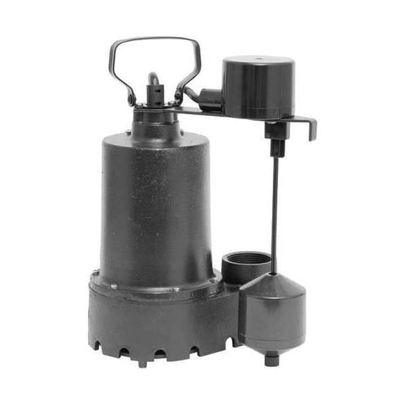 Dayton Sump Pump,Thermoplastic,1/3 HP 92372