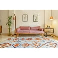 thumbnail image 3 of Furnish My Place Moroccan Diamond Rug - 2 ft. x 4 ft., Light Grey, Accent Rug with Transitional Style, 3 of 8