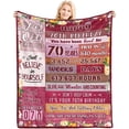 thumbnail image 1 of LHSHID 40 Birthday Decorations for Women Gifts for 40th Birthday Woman 40 Year Old Birthday Gifts Ideas for Women Men Friend Sister Husband Throw Blanket 50x60in, 1 of 6