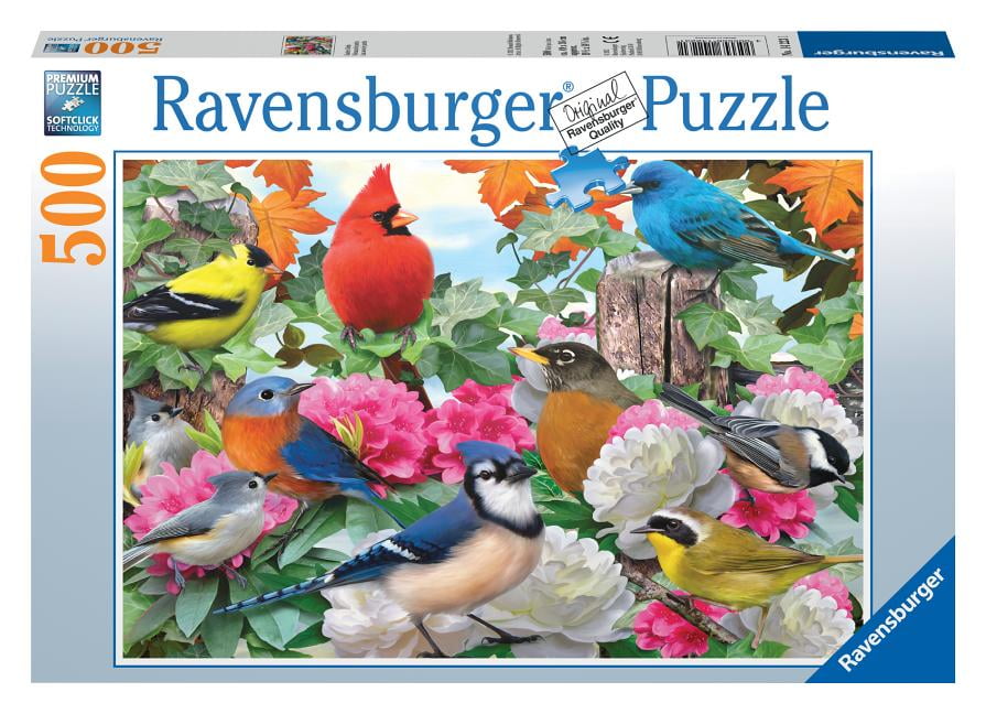 Ravensburger 1000 Piece Jigsaw Puzzle Time for Lunch 80981 Birds Butterflies for sale online 