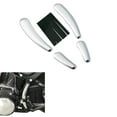 thumbnail image 1 of Chrome 4PCS Curved Swingarm Frame Insert Set Compatible with Harley Softail Models 2008-2017, 1 of 4