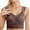Brown, variant on Gyexs Women's Lace Back Bra Thin Gathered Traceless Underwear Seamless Comfort Drop Style Seamless Bras for Women, Navy, Size L