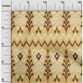 thumbnail image 1 of oneOone Organic Cotton Voile Fabric Chevron & Swirl Ikat Print Fabric BTY 42 Inch Wide, 1 of 4