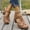 Brown, variant on Fnooota Women's Block Heels Sandals, Open Toe Ankle Strap Comfortable Non-slip Summer Shoes Brown Size 8.5