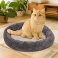 thumbnail image 6 of Cheapark Thickened Suede Round Pet Bed Mat Warm Cozy Kennel Pad for Cats and Dogs Non-Slip Water-Resistant Base, 6 of 6