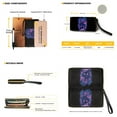 thumbnail image 3 of ZUXONGSY Wolf Rose Star Print Top Handle Bag with Multifunctional Cosmetic Bags Purse for Women PU Leather Top Handle Satchel Set with Lightweight Travel Toiletry Bag Card Holder for Shopping Work, 3 of 4