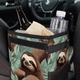 thumbnail image 6 of Sloth Mini Trash Can for Car - Foldable, with Lid, Leak-Proof, Hanging Storage Bag, 6 of 6