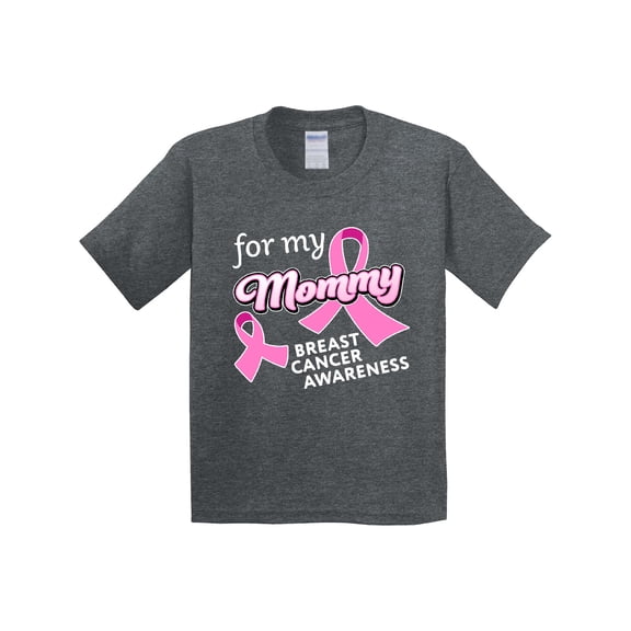 Inktastic For My Mommy Breast Cancer Awareness Youth T-Shirt