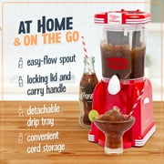 Nostalgia 32 oz Retro Coca-Cola Slushie Machine and Margarita Maker with 3-Way Control Switch, Red