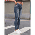 thumbnail image 3 of Leggins Mujer Mezclilla Unitalla Faja Alta Estilo Pantalón Mezclilla, 3 of 5