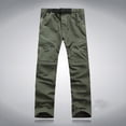 thumbnail image 1 of Pantalones de senderismo Simplmasygenix para hombre, de secado rápido, desmontables, convertibles, con cremallera, para exteriores, ligeros, para pesca, viajes, safari, cargo., 1 of 5