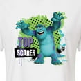 thumbnail image 3 of Monsters Inc. - Top Scarer  - Juniors Cropped Cotton Blend T-Shirt, 3 of 5