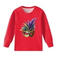 thumbnail image 4 of gdxvjhbj Pyjama pour Tout-Petit Fille Ensemble de Pyjamas pour Filles Enfants Pyjama à Manches Longues Pyjamas des Fêtes 2T 3T (Rouge, 2-3 Ans), 4 of 5