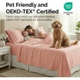 thumbnail image 5 of Southshore Fine Linens Vilano Extra Deep Pocket 6-Piece Sheet Set, 110 GSM Microfiber, 21-Inch Deep Pocket, 1 Fitted Sheet, 1 Flat Sheet, 2 Pillowcases, Blush, Twin XL, 5 of 9
