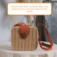 thumbnail image 1 of OHOIOLLA Bandolera De Paja A Mano Beige Para Mujer Con Simple, 1 of 8