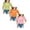 Pink 1PCS & GN2 1PCS & Orange 1PCS, variant on XEGLSBU 3 Pack Girls Shirts with Heart Printing Short Sleeve Tee Casual Tops Summer (Size 11-12 Years)