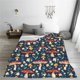 thumbnail image 5 of Balery Colorful Mushrooms Manta de Felpa Suave y Acogedora – Cobija de Franela Aterciopelada para Cama, Lavable y Cálida para Sofá, Mascotas, Transpirable-50"x40", 5 of 7