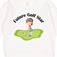 thumbnail image 3 of Inktastic Future Golf Star Girls Golfing Toddler Sweatshirt, 3 of 4