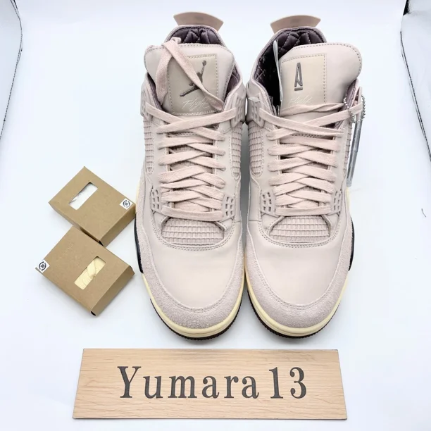 A Ma Maniere × Nike WMNS Air Jordan 4 Retro Fossil Stone FZ4810