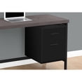 thumbnail image 4 of 23.75" x 47.25" x 30.75" Black Grey Particle Board Hollow Core Metal  Computer Desk, 4 of 4