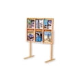 thumbnail image 3 of Wooden Mallet Divulge 6 Magazine Wall Display, Mahogany, 3 of 3