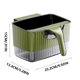 thumbnail image 3 of Cubo de basura de cocina montado en pared con raspador, bote de residuos sin perforación, cubo de compost compacto e impermeable para encimera de cocina o montaje en pared, capacidad de 4 litros, 3 of 7