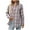 Z01-Light Blue, variant on Dezsed Womens Casual Plaid Shacket Long Sleeve Shirt Women's Flannel Jacket Casual Plaid Buckle Long Sleeved Woolen Shirt Women's Jacket Green XL