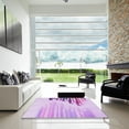 thumbnail image 7 of Ahgly Company Machine Washable Indoor Rectangle Transitional Heliotrope Purple Area Rugs, 3' x 5', 7 of 7