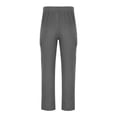thumbnail image 5 of XUNKUSGA Mens Linen Pants Comfortable Elastic Waist Drawstring Trousers for Men Summer Casual Relaxed Fit Beach Yoga Pants Lightweight Baggy Wide Leg Pants for Men with Flag Label S-3XL Gray, 5 of 6