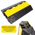 thumbnail image 4 of Protector de cable Ramp YELACK Rubber 2 canales 30,71 x 9,45 x 4,3 cm, 4 of 7