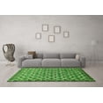 thumbnail image 3 of Ahgly Company Indoor Rectangle Abstract Green Modern Area Rugs, 7' x 10', 3 of 4
